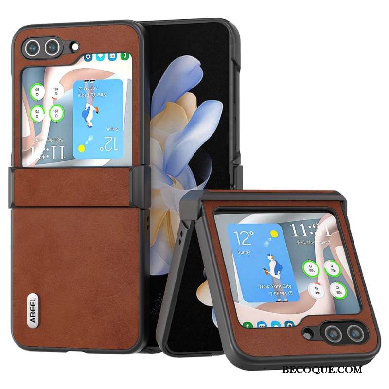 Kuori Samsung Galaxy Z Flip 6 Abeel Vintage Leather Style