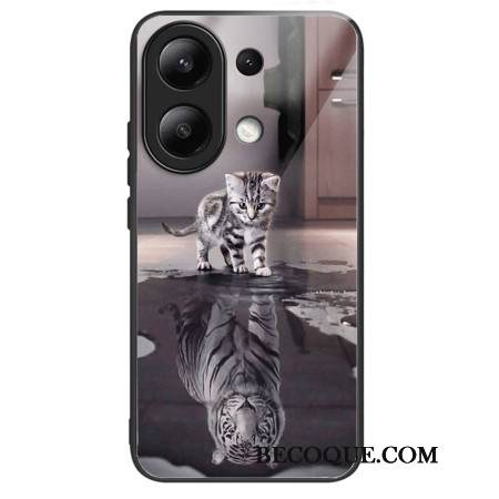 Kuori Xiaomi Redmi Note 13 4g Cat And Tiger Tempered Glass