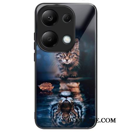 Kuori Xiaomi Redmi Note 13 Pro 4g Cat And Tiger Tempered Glass Suojakuori