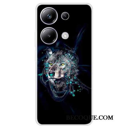 Kuori Xiaomi Redmi Note 13 Pro 4g Wolf Print