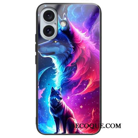 Kuori iPhone 16 Plus Star Wolf Karkaistu Lasi