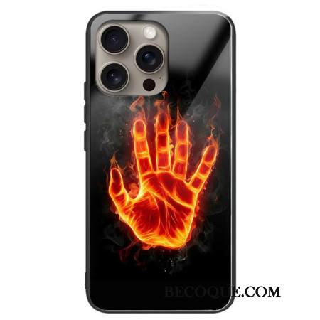 Kuori iPhone 16 Pro Max Fire Palm Karkaistu Lasi