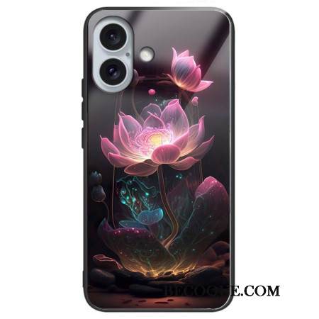 Puhelinkuoret iPhone 16 Plus Karkaistu Lotus Rose -lasi